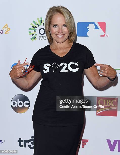 Journalist/SU2C Co-Founder Katie Couric attends Hollywood Unites for the 5th Biennial Stand Up To Cancer , A Program of The Entertainment Industry...