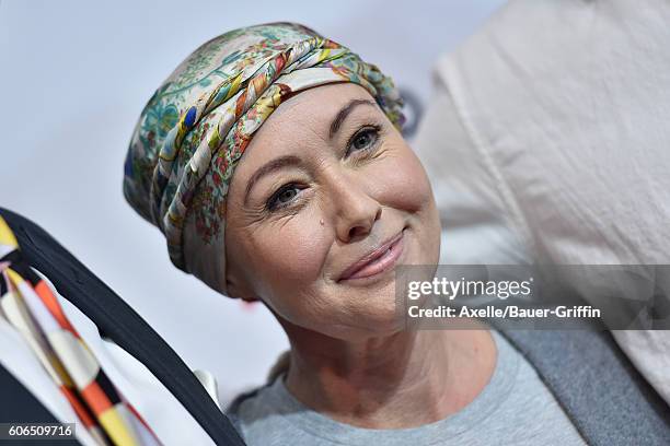 Actress Shannen Doherty attends Hollywood Unites for the 5th Biennial Stand Up To Cancer , A Program of The Entertainment Industry Foundation at Walt...