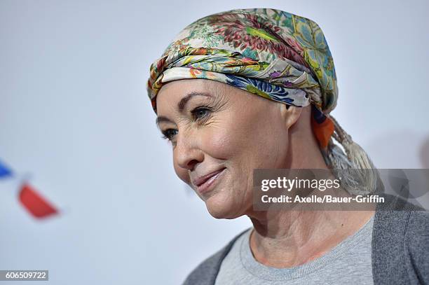 Actress Shannen Doherty attends Hollywood Unites for the 5th Biennial Stand Up To Cancer , A Program of The Entertainment Industry Foundation at Walt...