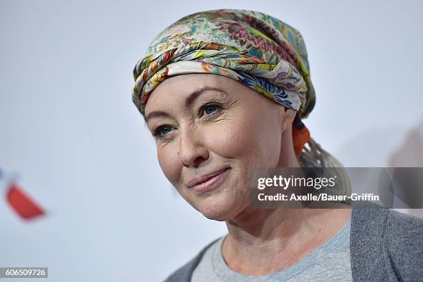 Actress Shannen Doherty attends Hollywood Unites for the 5th Biennial Stand Up To Cancer , A Program of The Entertainment Industry Foundation at Walt...