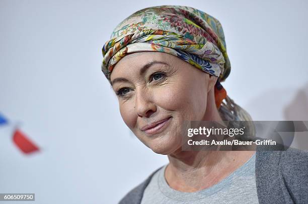 Actress Shannen Doherty attends Hollywood Unites for the 5th Biennial Stand Up To Cancer , A Program of The Entertainment Industry Foundation at Walt...