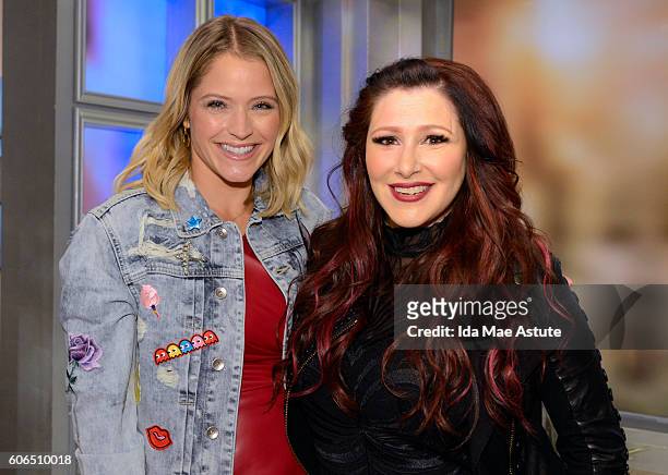 Sara Haines is treated to several birthday surprises including a performance by 80's pop star Tiffany today 9/16/16 on "The View" airing on the Walt...