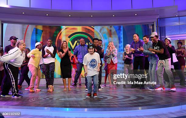 Sara Haines is treated to several birthday surprises including a performance by 80's pop star Tiffany today 9/16/16 on "The View" airing on the Walt...