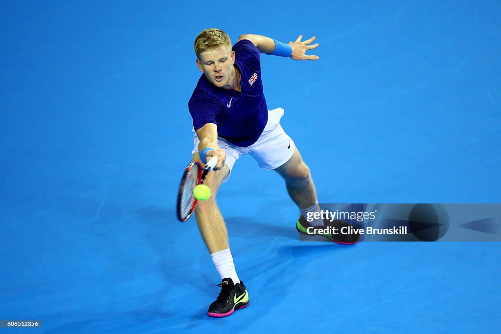 Great Britain v Argentina: Davis Cup Semi Final 2016 - Day One