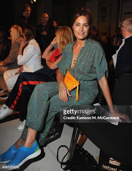 Yasmin Le Bon attends the Pam Hogg show at Fashion Scout during... News ...