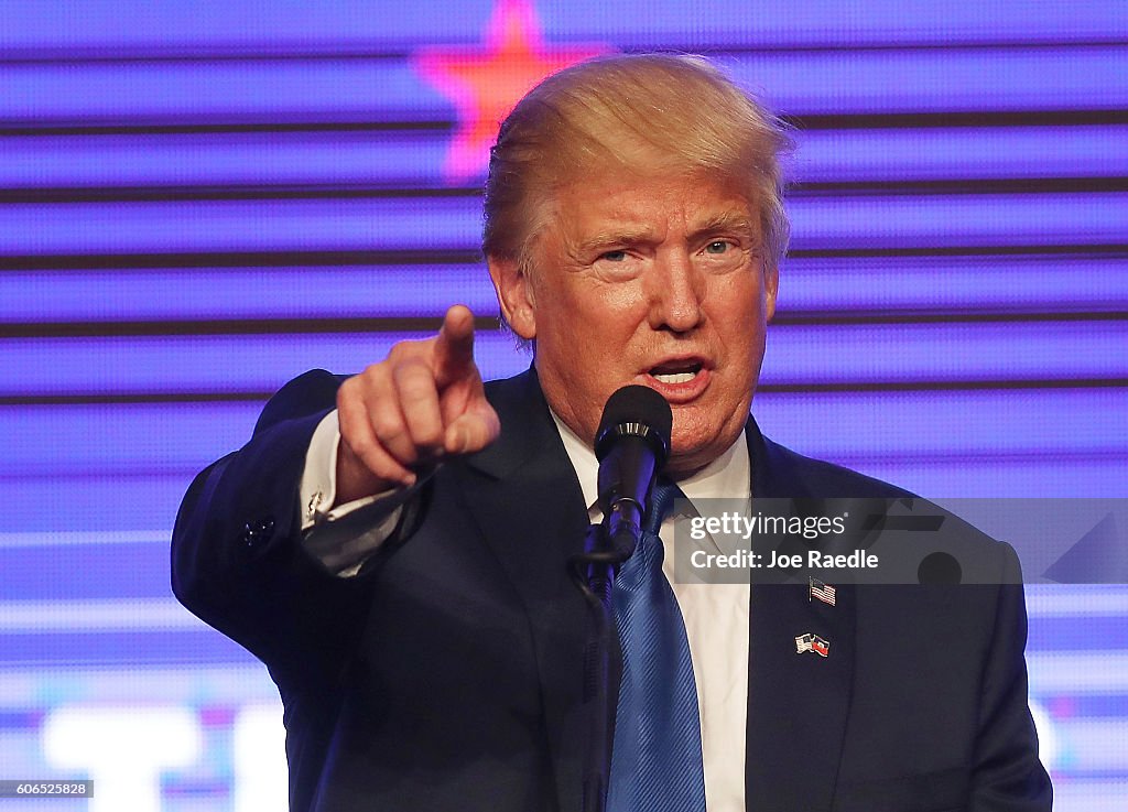 GOP Presidential Candidate Donald Trump Holds Rally In Miami