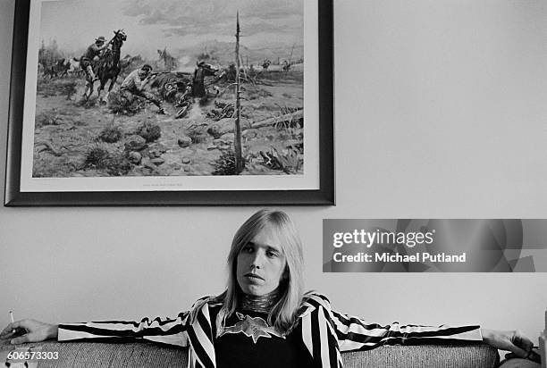 American singer-songwriter Tom Petty, USA, 10th March 1977.