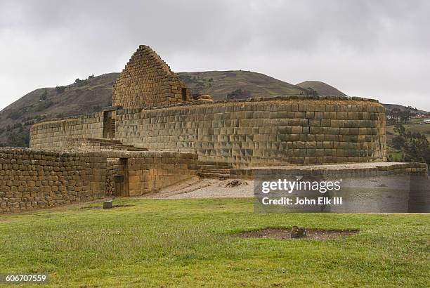 ingapirca inca site, temple of the sun - cuenca ecuador bildbanksfoton och bilder