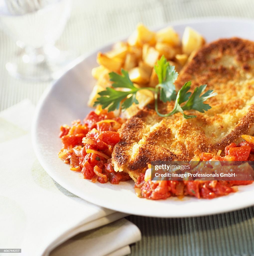 Breaded escalope