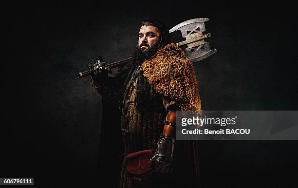 warrior dwarf - viking stock pictures, royalty-free photos & images