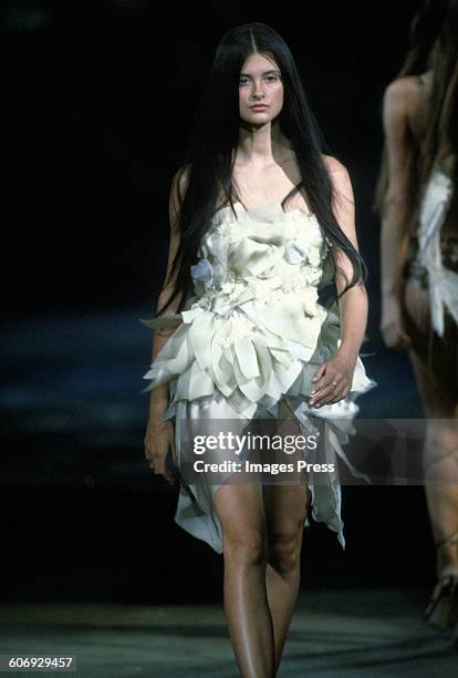 Trish Goff at the 1999 Victoria's Secret Fashion show circa 1999 in New York City.