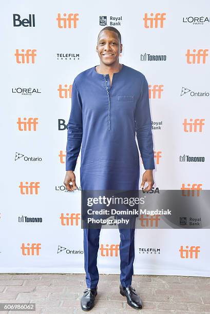 President of Toronto Raptors Masai Ujiri attends the 'Giants of Africa' premiere during the 2016 Toronto International Film Festival at Ryerson...