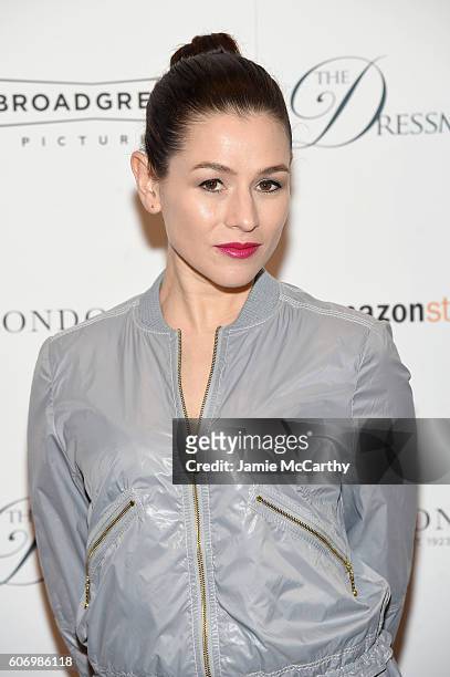 Yael Stone attends "The Dressmaker" New York Screening at Florence Gould Hall Theater on September 16, 2016 in New York City.