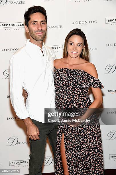 Nev Schulman and Laura Perlongo attend "The Dressmaker" New York Screening at Florence Gould Hall Theater on September 16, 2016 in New York City.