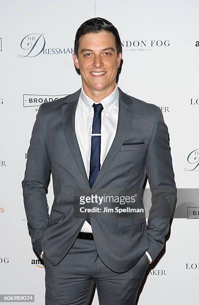 Actor James Mackay attends the "The Dressmaker" New York screening at Florence Gould Hall Theater on September 16, 2016 in New York City.