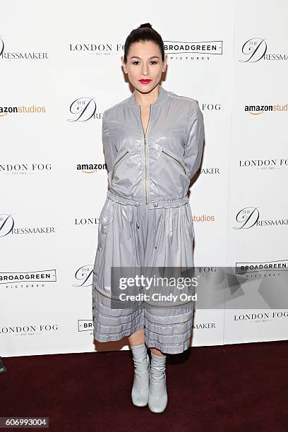 Actress Yael Stone attends as London Fog presents a New York special screening of 'The Dressmaker' on September 16, 2016 in New York City.