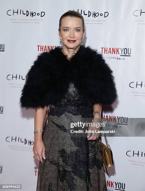 Ludmila Golovine attends World Childhood Foundation USA Thank You Gala 2016 at Cipriani 42nd Street on September 16, 2016 in New York City.