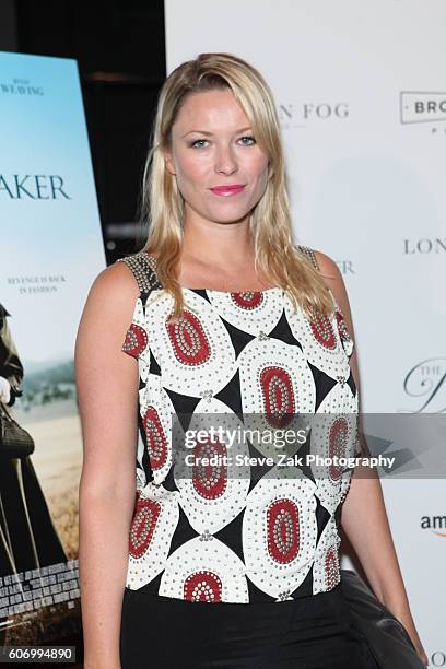 Kiera Chaplin attends "The Dressmaker" New York Screening at Florence Gould Hall Theater on September 16, 2016 in New York City.