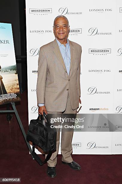 Journalist Ron Claiborne attends as London Fog presents a New York special screening of 'The Dressmaker' on September 16, 2016 in New York City.