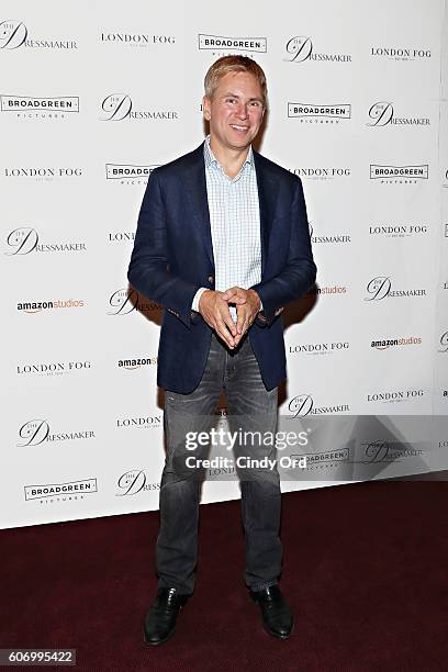 Journalist Pat Kiernan attends as London Fog presents a New York special screening of 'The Dressmaker' on September 16, 2016 in New York City.
