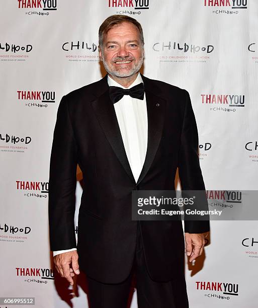 Stefano Aversa attends the World Childhood Foundation USA Thank You Gala 2016 - Arrivals at Cipriani 42nd Street on September 16, 2016 in New York...