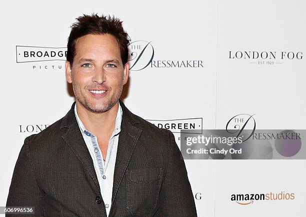 Actor Peter Facinelli attends as London Fog presents a New York special screening of 'The Dressmaker' on September 16, 2016 in New York City.