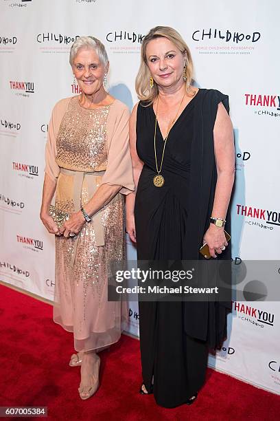 Monika Heimbold and World Childhood Foundation USA President & CEO Joanna Rubinstein attend the World Childhood Foundation USA Thank You Gala 2016 at...