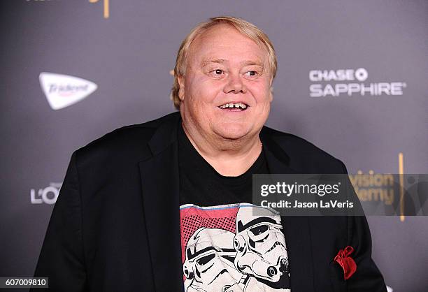 Comedian Louie Anderson attends the Television Academy reception for Emmy nominated performers at Pacific Design Center on September 16, 2016 in West...