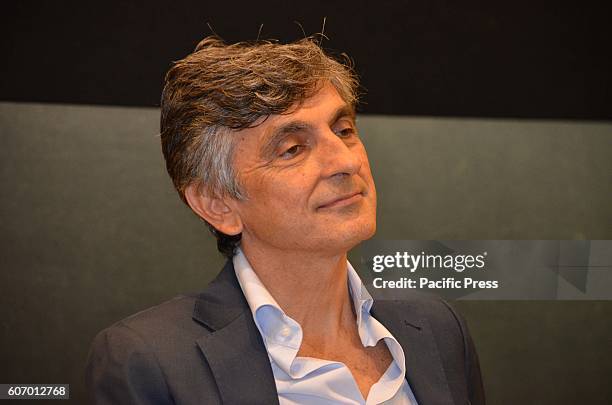 Vincenzo Salemme, Neapolitan actor during Presentation to press of "Prima di lunedì", new movie directed by Massimo Cappelli at the Space Cinema Med.