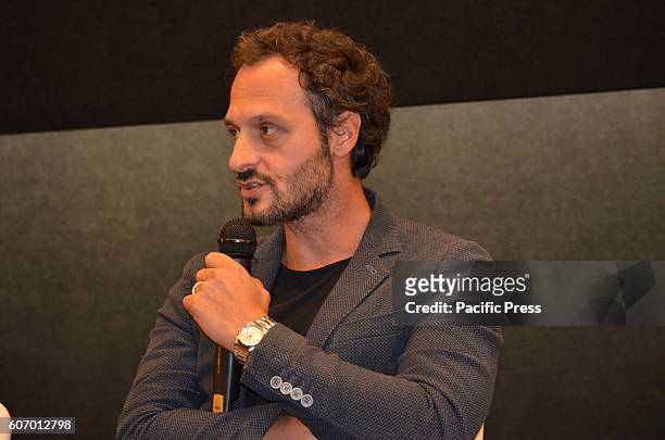 Fabio Troiano, Italian actor during Presentation to press of "Prima di lunedì", new movie directed by Massimo Cappelli together with the other casts.
