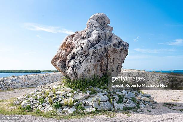 Joint Point Monument of terraplain at Cayo Santa Maria, Caibarien. It is a road built in the sea, joining the Cuba mainland with the tourist place.