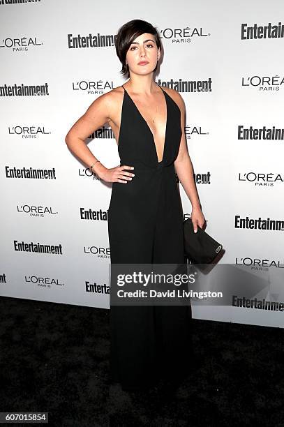 Actress Jacqueline Toboni attends Entertainment Weekly's 2016 Pre-Emmy Party at Nightingale Plaza on September 16, 2016 in Los Angeles, California.