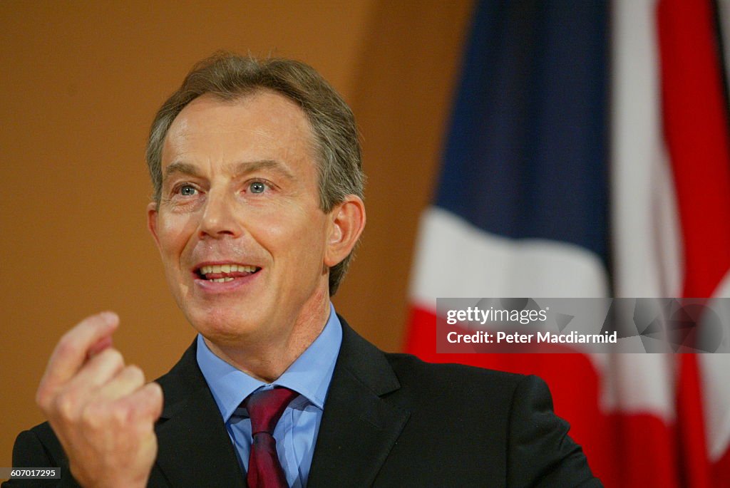 Prime Minister Blair At Foreign Office