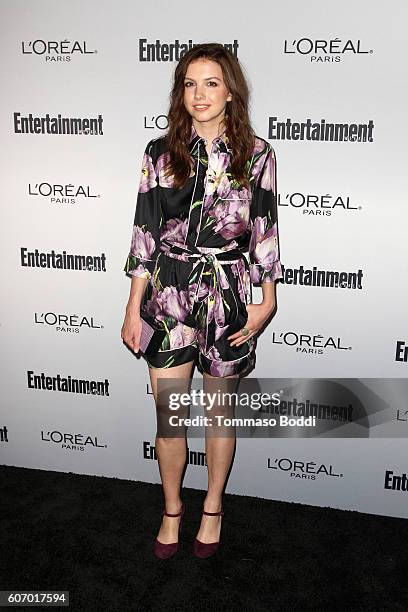 Hannah Murray attends the Entertainment Weekly's 2016 Pre-Emmy Party held at Nightingale Plaza on September 16, 2016 in Los Angeles, California.