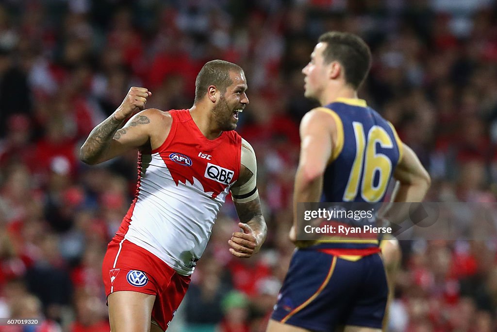 AFL 1st Semi Final - Sydney v Adelaide