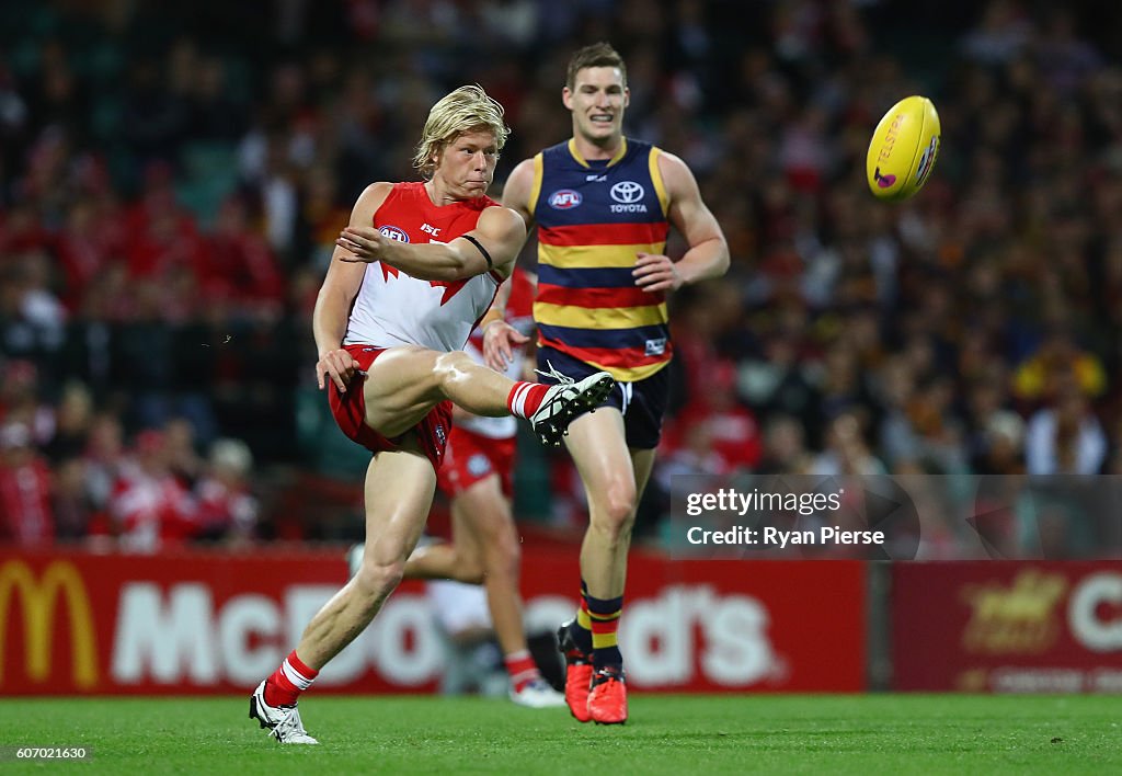 AFL 1st Semi Final - Sydney v Adelaide