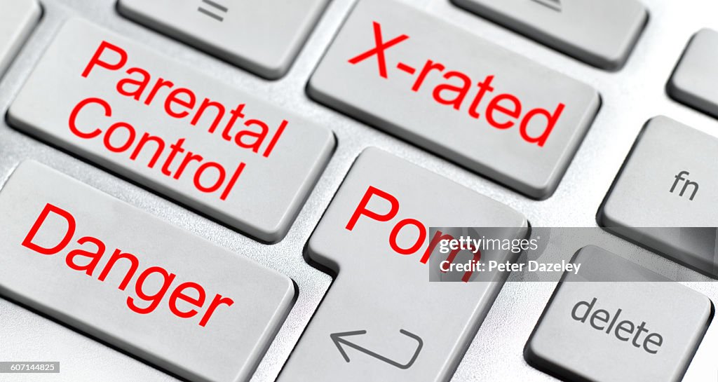Parental control keyboard
