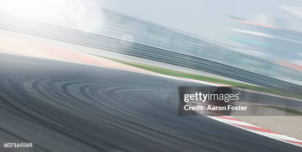 motion race track - sports track stockfoto's en -beelden