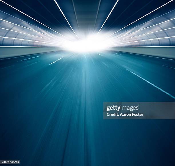 fast tunnel - light at the end of the tunnel stock pictures, royalty-free photos & images