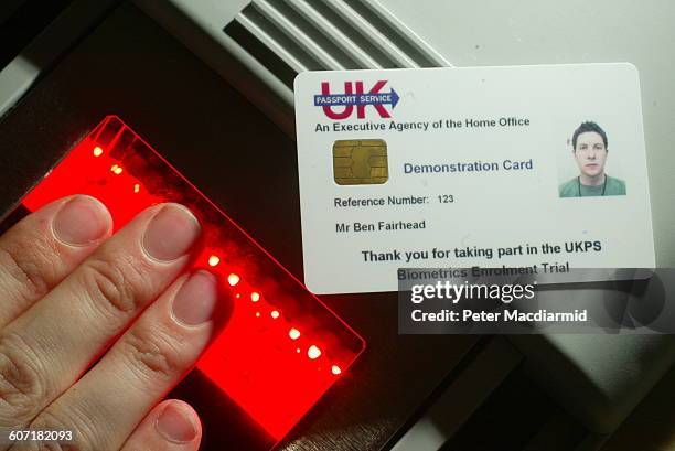 Uk Biometric Card Example 2,156 Scanning Card Stock Photos, High-Res Pictures, and Images - Getty ...