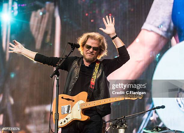 Musician Daryl Hall of Daryl Hall and John Oates Performs at the Sunset Cliffs Stage during the 2016 KAABOO Del Mar at the Del Mar Fairgrounds on...