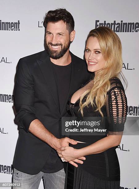 Dancers Maksim Chmerkovskiy and Peta Murgatroyd attend the Entertainment Weekly's 2016 Pre-Emmy Party held at Nightingale Plaza on September 16, 2016...