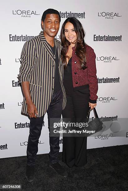 Singer/musician Kenny "Babyface" Edmonds and wife Nicole Pantenburg attend the Entertainment Weekly's 2016 Pre-Emmy Party held at Nightingale Plaza...