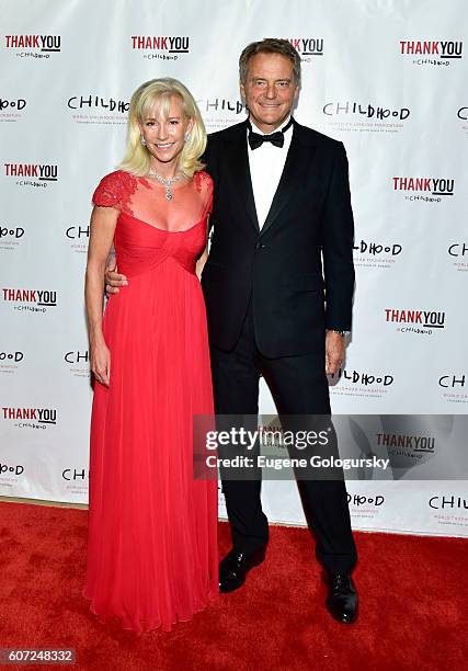 Louise Svanberg, and Karl Svanberg attend the World Childhood Foundation USA Thank You Gala 2016 - Arrivals at Cipriani 42nd Street on September 16,...