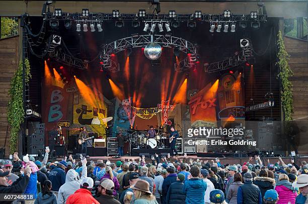 Jason Isbell & The 400 Unit perform on September 16, 2016 in Telluride, Colorado.