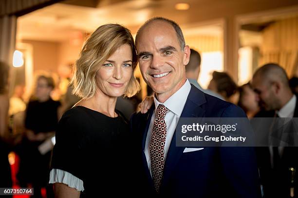 Television Industry Advocacy Award Recipient, Actor Michael Kelly and his wife Karyn Kelly attend the Television Industry Advocacy Awards the at...