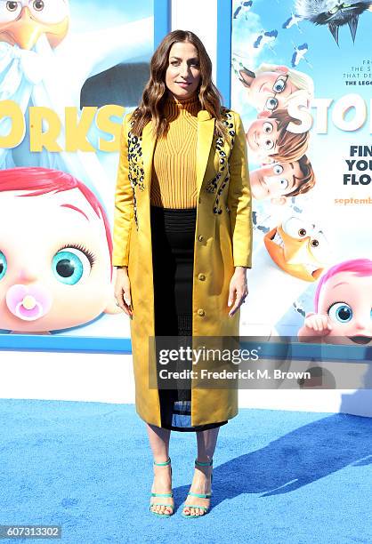 Comedian Chelsea Peretti arrives at the premiere of Warner Bros. Pictures' "Storks" at Regency Village Theatre on September 17, 2016 in Westwood,...