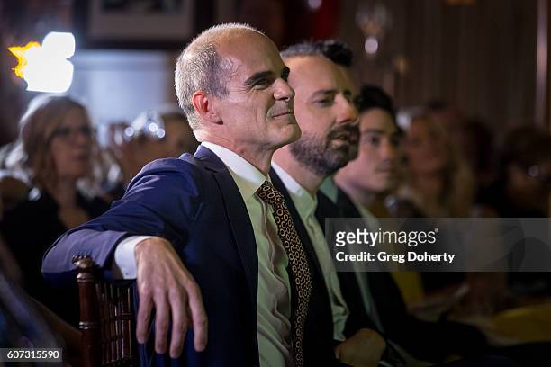 Actors and Television Industry Advocacy Award Recipients Michael Kelly and Tony Hale attend the Television Industry Advocacy Awards the at Sunset...