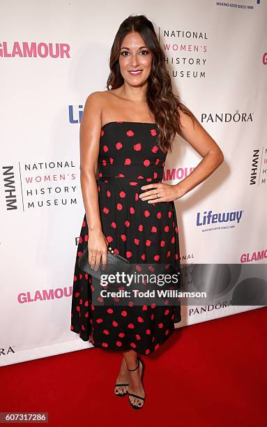 Actress Angelique Cabral attends the National Women's History Museum 5th Annual Women Making History Brunch presented by Glamour and Lifeway Foods at...