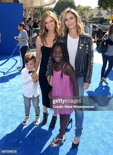 Personalities Heidi Rhoades, Jillian Michaels, and Phoenix Michael Rhoades and Lukensia Michaels Rhoades arrives at the premiere of Warner Bros....